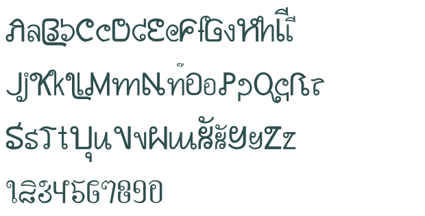 Thai Fonts 102