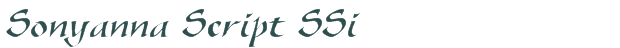 Font Preview Image for Sonyanna Script SSi