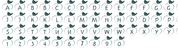 Free Download Font 101! Birdie LuV