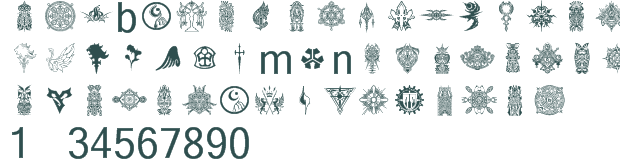 Final Fantasy Symbols Font Download Free Truetype