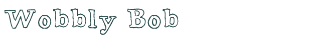 Font Preview Image for Wobbly Bob