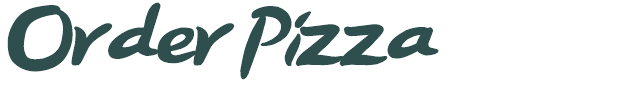 Font Preview Image for Order Pizza