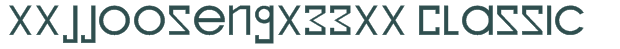 Font Preview Image for xxjjoosengx33xx Classic
