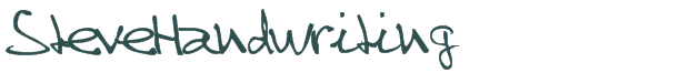 Font Preview Image for SteveHandwriting