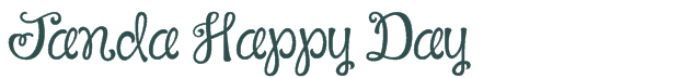 Font Preview Image for Janda Happy Day 