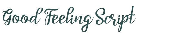 Font Preview Image for Good Feeling Script