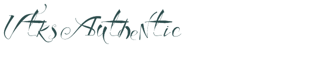 Font Preview Image for Vtks Authentic