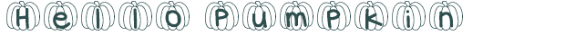 Font Preview Image for Hello Pumpkin