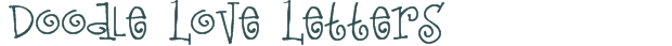 Font Preview Image for Doodle Love Letters