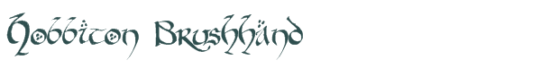 Font Preview Image for Hobbiton Brushhand