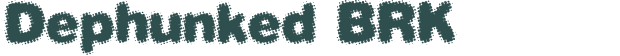 Font Preview Image for Dephunked BRK