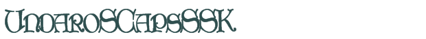 Font Preview Image for UndaroSCapsSSK