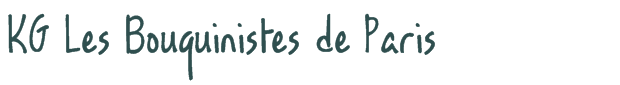 Font Preview Image for KG Les Bouquinistes de Paris