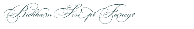 Font Preview Image for BickhamScriptFancy2