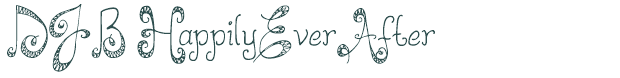 Font Preview Image for DJB HappilyEverAfter