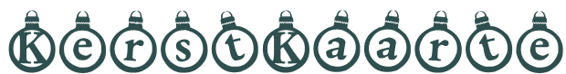 Font Preview Image for KerstKaarten