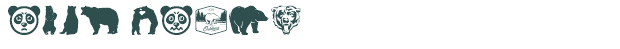 Font Preview Image for Bear Icons
