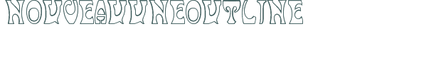 Font Preview Image for NouveauUneOutline