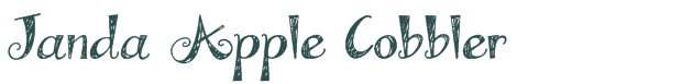 Font Preview Image for Janda Apple Cobbler