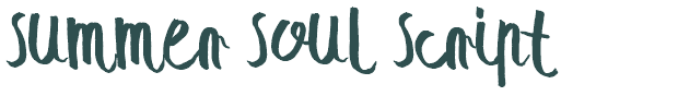 Font Preview Image for Summer Soul Script