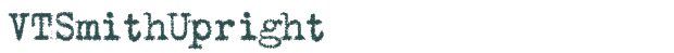 Font Preview Image for VTSmithUpright