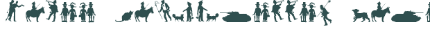 Font Preview Image for Mixed Silhouettes Five