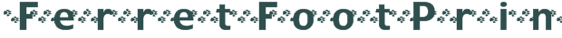 Font Preview Image for FerretFootPrints