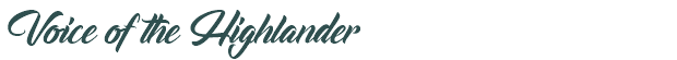 Font Preview Image for Voice of the Highlander