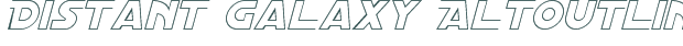Font Preview Image for Distant Galaxy AltOutline
