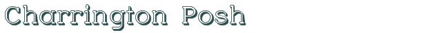 Font Preview Image for Charrington Posh