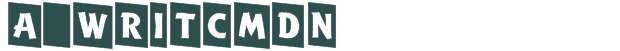 Font Preview Image for a_WritCmDn