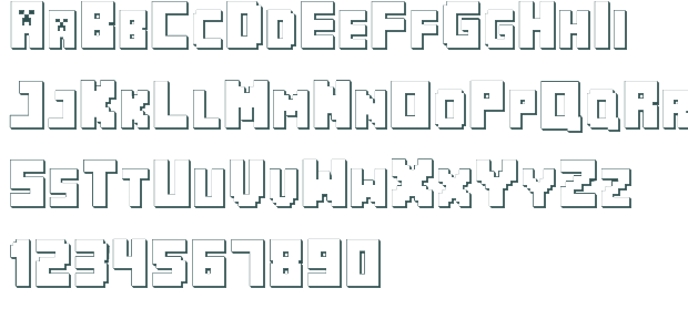Minecraft PE font download free (truetype)