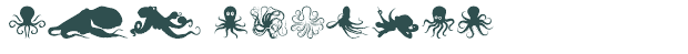 Font Preview Image for The Octopus