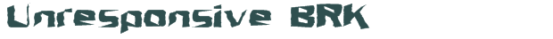 Font Preview Image for Unresponsive BRK