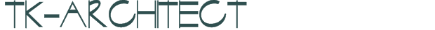 Font Preview Image for TK-ARCHITECT