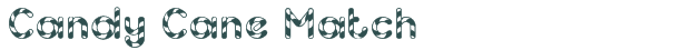 Font Preview Image for Candy Cane Match