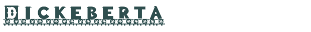 Font Preview Image for Dickeberta