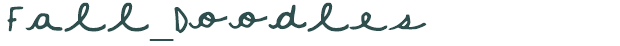 Font Preview Image for Fall_Doodles