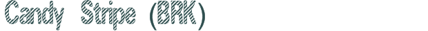 Font Preview Image for Candy Stripe (BRK)