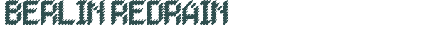 Font Preview Image for BERLIN REDRAIN