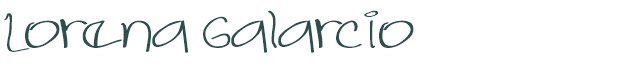 Font Preview Image for Lorena Galarcio