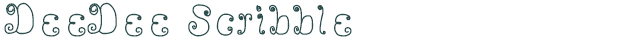 Font Preview Image for DeeDee Scribble