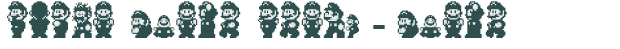 Font Preview Image for Super Mario World - Mario