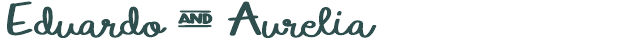 Font Preview Image for Eduardo & Aurelia 