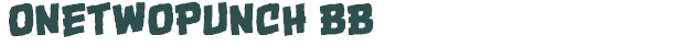 Font Preview Image for OneTwoPunch BB