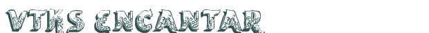 Font Preview Image for vtks encantar