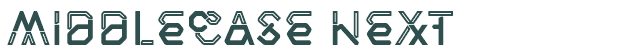Font Preview Image for Middlecase Next 