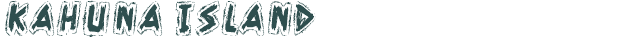 Font Preview Image for Kahuna Island