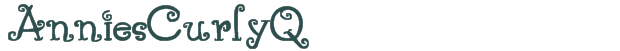 Font Preview Image for AnniesCurlyQ