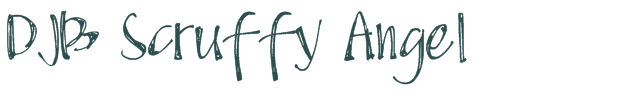 Font Preview Image for DJB Scruffy Angel